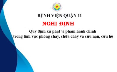 Nghị định Quy định xử phạt vi phạm hành chính trong lĩnh vực phòng cháy, chữa cháy và cứu nạn, cứu hộ